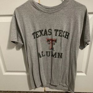 Texas tech alumni, women’s T-shirt, medium, gray, short sleeve, college